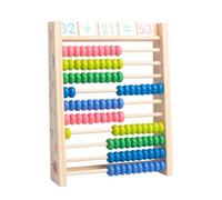 predolo Pallottoliere in Legno per Bambini Apprendimento Precoce Abaco Didattico Vernice Atossica Abaco Contatore per Asilo