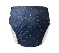 predolo Pannolino di stoffa per adulti Copri pannolino lavabile Biancheria intima per incontinenza Robusto TPU impermeabile Materiale morbido Traspirante a, L'astronauta XL