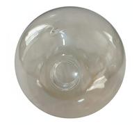 predolo Paralume Rotondo G9 Design Semplice Paralume a Sfera in Vetro Stile Moderno, Grigio Fumo, 15CM