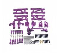 predolo Parti Sterzo e Sospensioni per Automodello Alta Resistenza Braccetti Sospensione Anteriori e Posteriori Leggero Set Braccetti di Sospensione, Purple