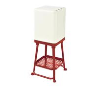 predolo Pattumiera a Pressione, Secchio per Carta straccia, pattumiera per Uso Domestico, Versatile, Creativo, Cestino per rifiuti, Cestino per la Spazzatura, Rosso