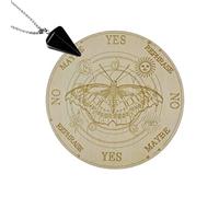 predolo Pendolo in Legno Naturale per Pratiche di Magia Esoterica, C