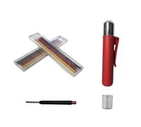 predolo Pennarello a punta lunga per carpentiere, pennarello a punta lunga per ingegneria, set di pennarelli a matita per fori profondi per pittura, Style D