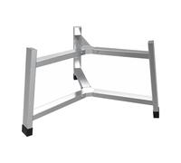 predolo per Braciere in Acciaio Inox Resistente Al Treppiede Barbecue Multifunzionale Treppiede con di Ventilazione per Giardino, 19.5in