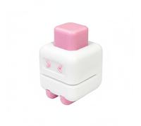 predolo Perforatore Carta Mini Compatto Perforatrice Foro Singolo Manuale Design Robot con Raccolta in E Acciaio Inossidabile Adatto per Studenti Bambini Artigianato Organizzazione Documenti, Rosa