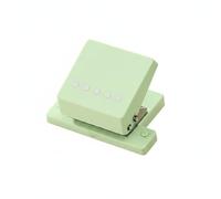 predolo Perforatrice a 5 Fori Multiforo Punzonatrice Manuale Regolabile Portatile Perforatrice A4 B5 Formato Piccolo per Studenti, Casa, Verde Chiaro