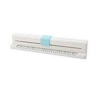 predolo Perforatrice manuale da scrivania con 30 fori, capacità 3 fogli, base antiscivolo, per documenti A4, a spinta manuale, per forniture per ufficio