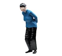 predolo Personaggi Diorama Figura 1 64 Persone Miniature Modellino Accessori Resina Mini Scena Completa Dettaglio Fedele Adatti per Contesto Tavolo, Camicia Blu