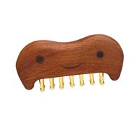 predolo Pespa per il corpo del massaggio in legno, strumento per la spazzola per massaggiatore per il corpo, strumento di scultura portatile per legno, Sorriso