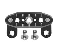 predolo Piastra di Estensione Superiore della Fotocamera, Piastra di Montaggio Adattatore in Lega di Alluminio, Accessori di Montaggio Professionali