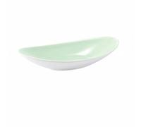 predolo Piatto a Forma di Barca Durevole Vassoio per Sashimi Design Creativo Piatto da Sushi Ovale per Ristoranti, Ristorazione, Ciano, L