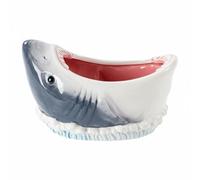 predolo Piatto a Forma di Pescecane Multiuso Piatto a Forma di Pesce Facile da Pulire Articoli per la Casa per Tavola, Cucina, Grigio Nonna