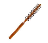 predolo Piccola spazzola rotonda, mini spazzola rotonda in legno per arricciare i capelli, styling, asciugatura con phon, uso domestico