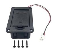 predolo Pickup per chitarra e basso attivo, custodia per batteria da 9 V, portabatteria con spina e cavo