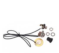 predolo Pickup Piezoelettrico per Chitarra Controllo di Volume Trasduttore Piezo con Potenziometro Pre-Cablato Kit Pickup a Contatto per Liutai, Registrazione