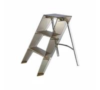 predolo Pieghevole Trasparente Portatile in Acrilico Trasparente Facile da Pulire Articolo Domestico, Caffè, Tre Gradini