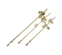 predolo Pinze per Cuciture per Violino, Utensili per Liutaio, Utensili Regolabili in Rame per La Riparazione Degli Strumenti di Liuteria, Set Da 3 Pezzi