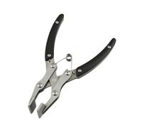 predolo Pinze per pressare la pelle Accessori per la lavorazione della pelle Impugnatura comoda Pinze piatte professionali per risparmiare lavoro Portatili, Mascella Massima 12 Mm