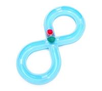 predolo Pista Doppia Spirale Canali Chiusi Gioco con Palline Traslucido Gioco a Pista, Blu