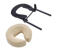 predolo Poggiatesta massaggiante per materasso riutilizzabile, multifunzione, per interventi chirurgici agli occhi, comodo artefatto per siesta, lettino per, Beige Bianco