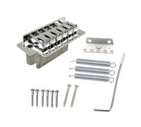 predolo Ponte tremolo per chitarra Single Rocking Tremolo Bridge System Accessori in metallo Parti per chitarra elettrica per spettacoli e prove sul palco, Argento