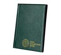 predolo Portaoggetti per La Raccolta di Monete, 60 Tasche, Organizer per Libri Portaoggetti per Monete, Verde