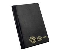 predolo Portaoggetti per La Raccolta di Monete, 60 Tasche, Organizer per Libri Portaoggetti per Monete, Nero