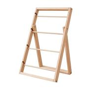 predolo Portaoggetti per nastri in legno, portaoggetti a 4 livelli, portarocchetti per nastri, per vetrine, negozi di dolciumi, fiori, confezioni regalo