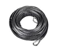 predolo Prolunga per Fune Del Verricello Da 15,6 Mm con Guaina Protettiva, Accessorio per Cavo di Traino di Ricambio Multifunzionale per Impieghi Gravosi, Grigio