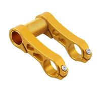 predolo Prolunghe per Manubrio Bici, Estensione Manubrio, Supporto per Montaggio, Lega di Alluminio, prolunga Regolabile per Manubrio Bici, Rialzo per, Oro