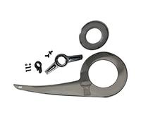 predolo Protezione Universale per Catena di Bicicletta, Alta qualità, 32T-38T, Facile da Installare, Set Intero chiaramente Nero
