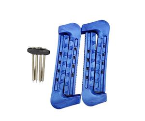 predolo Protezioni per Pattini da Ghiaccio per Modellismo E Hockey, Blu
