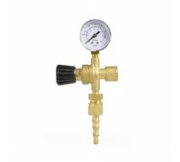 predolo Regolatore Argon CO2 Compatto Riduttore con 2 Manometri Pressione di Lavoro Stabile Riduttore Gas Saldatura per Officina