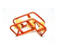 predolo Rulliera Stendicavo Robusto Dispositivo Passacavi con Rulli Triangolare Passacavo a Rulli per Insttori, Puleggia A Curva Grande Per Pozzetto Ruota In Nylon Comune