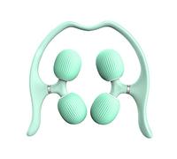 predolo Rullo per massaggio Rullo per rilassamento muscolare multifunzionale portatile, Rullo per gambe con morsetto Rullo in schiuma per allenamento schiena, VERDE