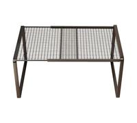 predolo Scaffale portaoggetti espandibile, supporto per ripiano, supporto in ferro antiscivolo, riutilizzabile per, camera da letto, casa, sotto il, S