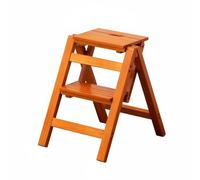 predolo Scaletta in Bambù Salvaspazio Sgabello Pieghevole a 3 Gradini Alta Portata Sgabello Scaletta Multifunzione per Cucina, Garage, Miele, 4-Fasi