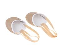 predolo Scarpe Ginnastica Ritmica Danza Mezza Suola Scarpe Danzatrici in Pelle Materiale Compatto Flessibile Durevole Donna Ragazza Perfetto per Esercizi, 2X