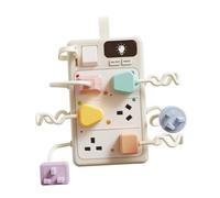 predolo Scheda interattiva con interruttori per Bambini, Ideale per Lo Sviluppo del riconoscimento delle Forme e della logica. Bordi robusti, Style a