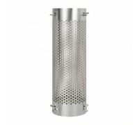 predolo Schermo Termico in Acciaio Inox per Cotto di Sicuro Parascintille con Punti di Fissaggio Regolabili Antiscottatura per Cottura All'aperto, Argento, 50CM 1.0MM