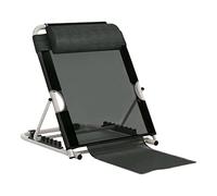predolo Schienale del Letto sollevabile Pieghevole Angolo Regolabile Sedia da Pavimento Multifunzione in Acciaio Supporto Lombare con Cuscino per la Lettura, Traspirante, S 6 Ingranaggi