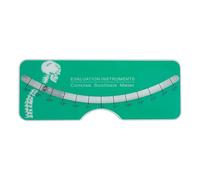 predolo Scoliometro Test di Screening Spinale Indicatore di Curvatura Misuratore Ortopedico con Contorno Della Colonna Adatto per Monitoraggio Della Salute Sp, Verde, Taglia unica