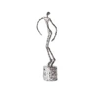 predolo Scultura Imprecisa Nella Forma Minimalista Profilo Umano Stilizzato Moderno Statuetta Moderna per Soggiorno, Ufficio, Vetrina, Figura Astratta, Nera