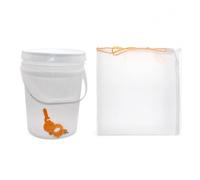 predolo Secchio per Il, Accessori per L'apicoltura, Bianco, Secchio di Stoccaggio Facile Da Usare, Grande Capacità, Contenitore Robusto per Attrezza