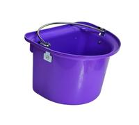 predolo Secchio per mangime per Cavalli, mangiatoia per abbeveratoio Facile da Appendere, Contenitore per mangime per Bestiame Resistente a Forma, Facile, Viola