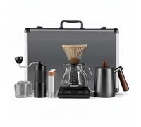 predolo Set da Caffè Pour-Over Portatile Kit da Caffè Manuale Idea Regalo per Principianti, Campeggio, Ufficio, Casa