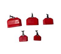 predolo Set di 5 blocchi per percussioni musicali, accessori Blocks, strumenti a percussione latini di, resistenti e performanti, Rosso