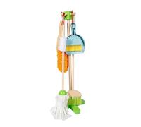 predolo Set di Pulizia per Bambini, Giocattoli per la casa, Scopa, Spazzola, Paletta, Gioco di Ruolo per Bambini, Ragazzi e Ragazze, Regali