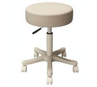 predolo Sgabello da Estetista con Ruote Base a 5 Razze Sgabello Girevole con Ruote Impermeabile per Parrucchieri, Salone di Bellezza, Blu Navy, Ruota Nera