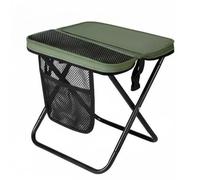 predolo Sgabello Pieghevole Portatile Ultraleggero Sgabello Borsa Pieghevole Stabile e Robusto Mini Sedia da Campeggio per Pescatori, Cachi